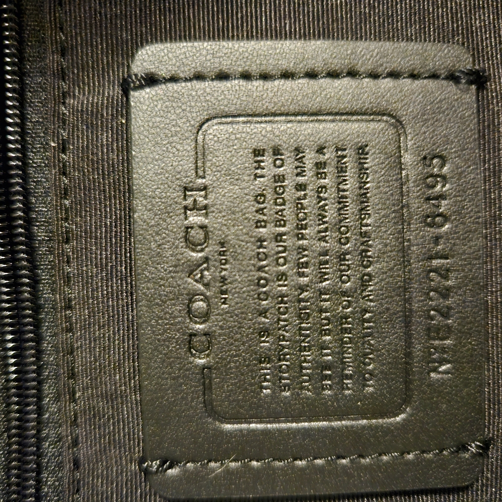 Coach Dark Leather Bag
